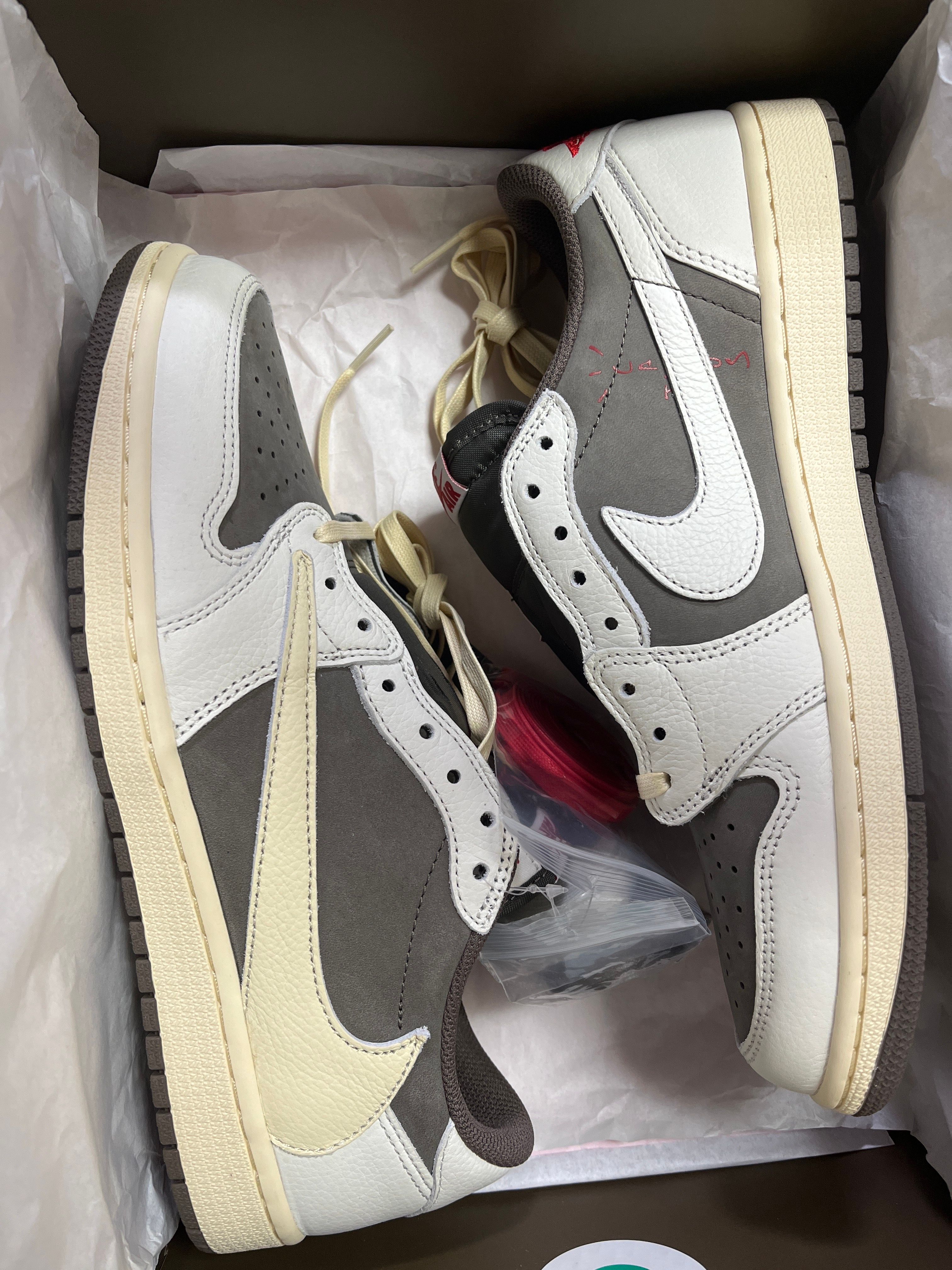 Travis Scott × Nike Air Jordan 1 Low OG SP "Reverse Mocha/Sail and Ridgerock"