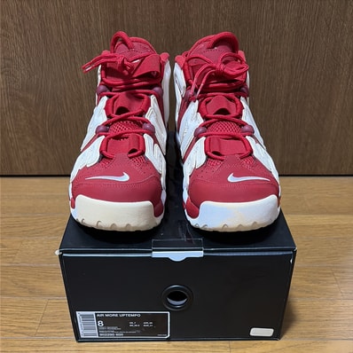 Supreme × Nike Air More Uptempo "White/Red"