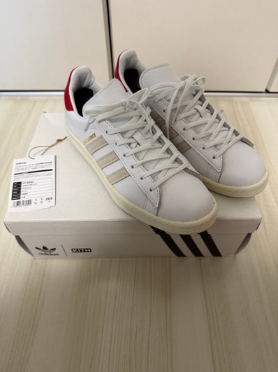 KITH × adidas Campus 80s "White/Red"