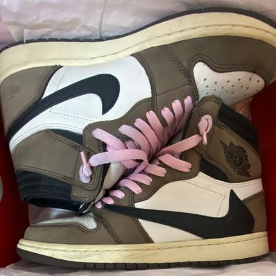 Travis Scott × Nike Air Jordan 1 Retro High OG TS SP "Sail/Dark Mocha"