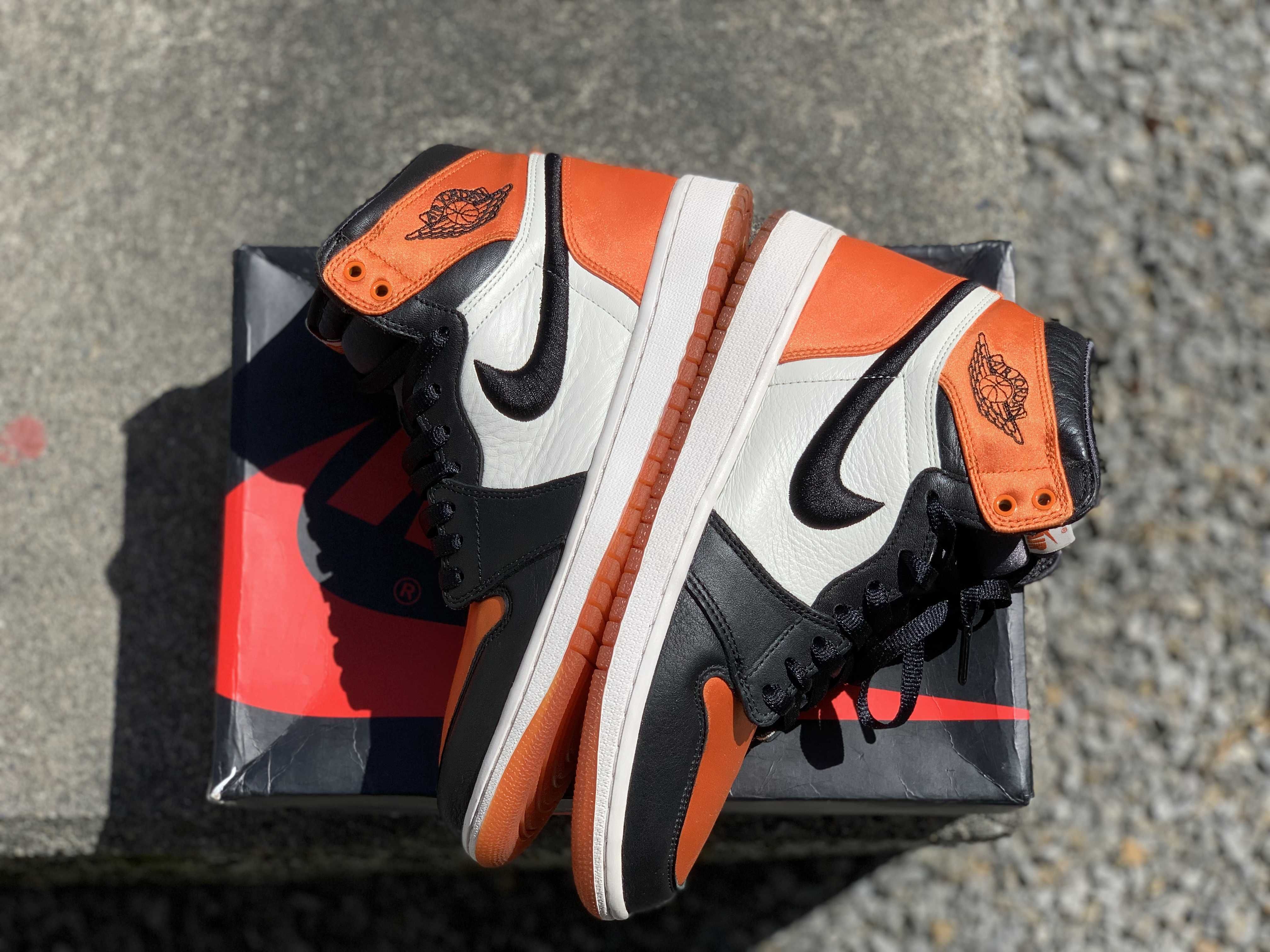 Nike Women's Air Jordan 1 High "Satin Shattered Backboard"