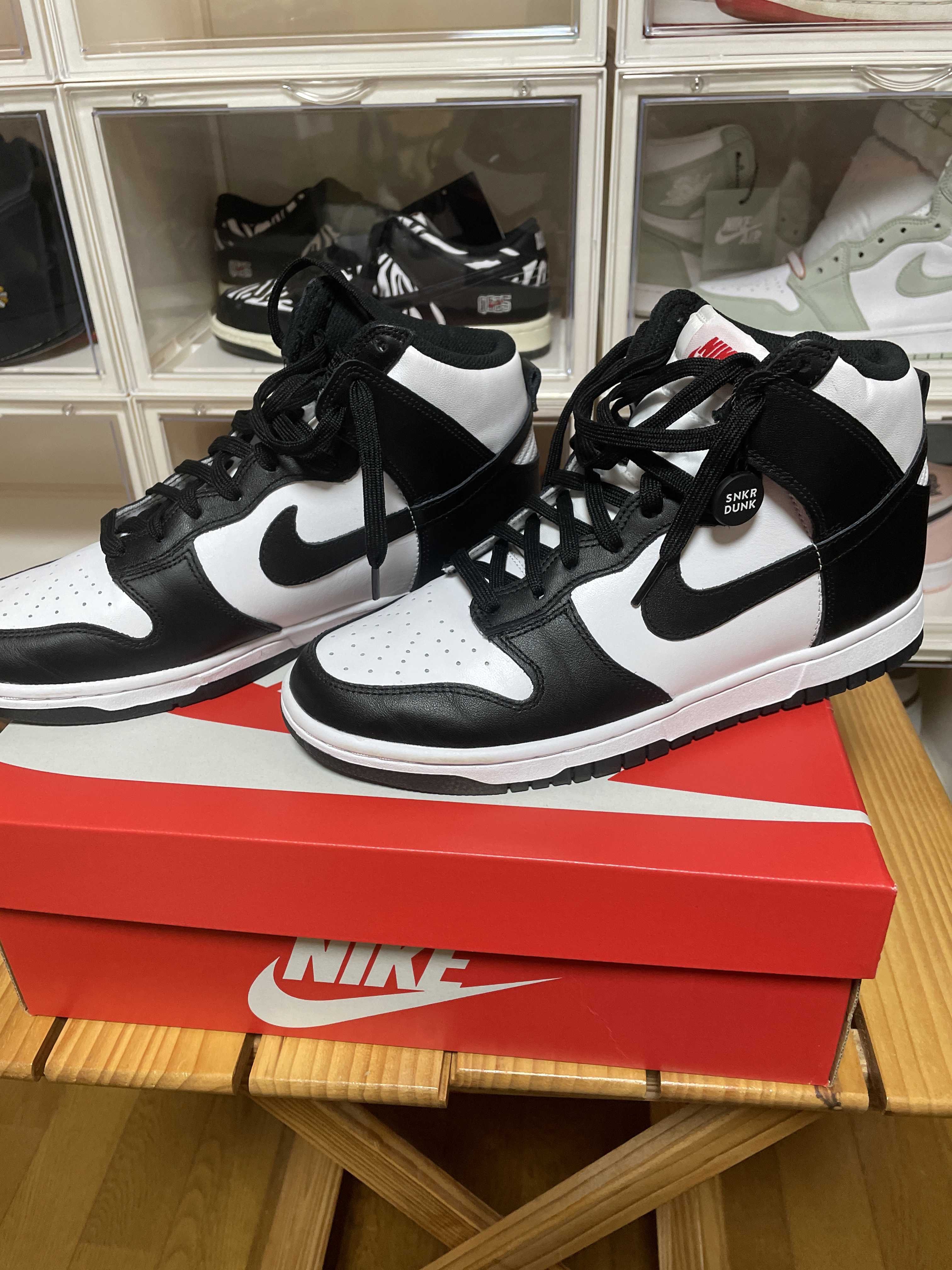 Nike Women's Dunk High "Black and White"
