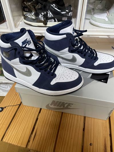 Nike Air Jordan 1 High OG CO.JP "White/Midnight Navy" (2020)(ブリーフケースなし)