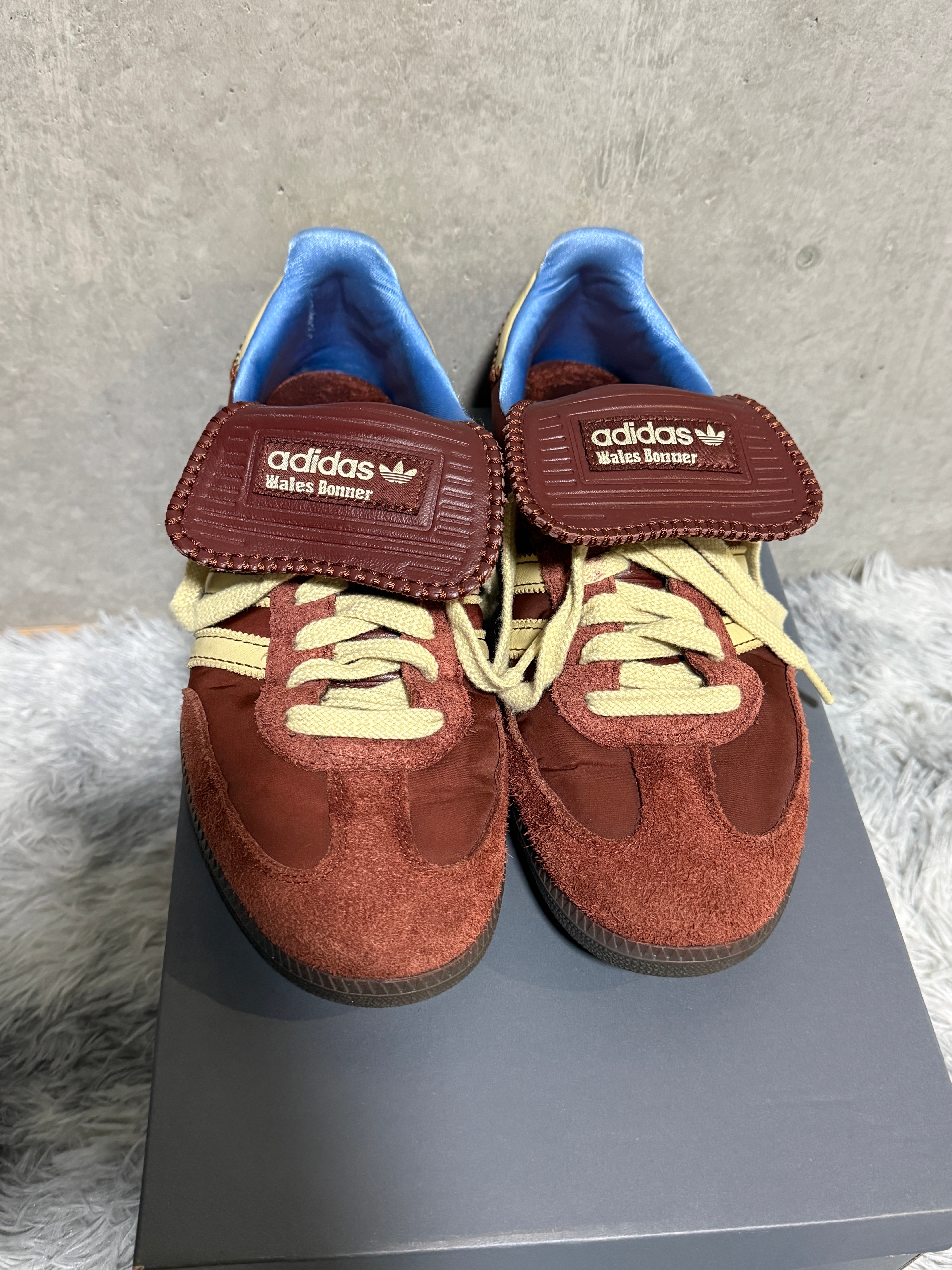ウェールズ・ボナー × アディダス サンバ ナイロン フォックスブラウン27cm ウェールズ・ボナー × アディダス サンバ ナイロン ロー 
