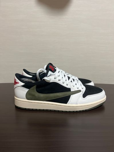 Travis Scott × Nike Women's Air Jordan 1 Low OG "Medium Olive"