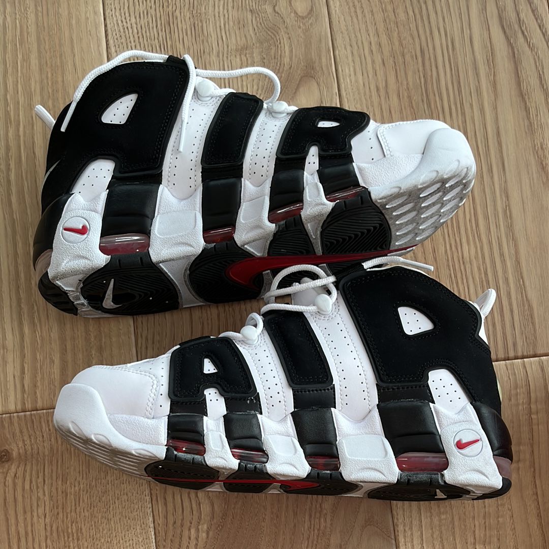 Nike Air More up Tempo "White/Black/University Red"(~2018)