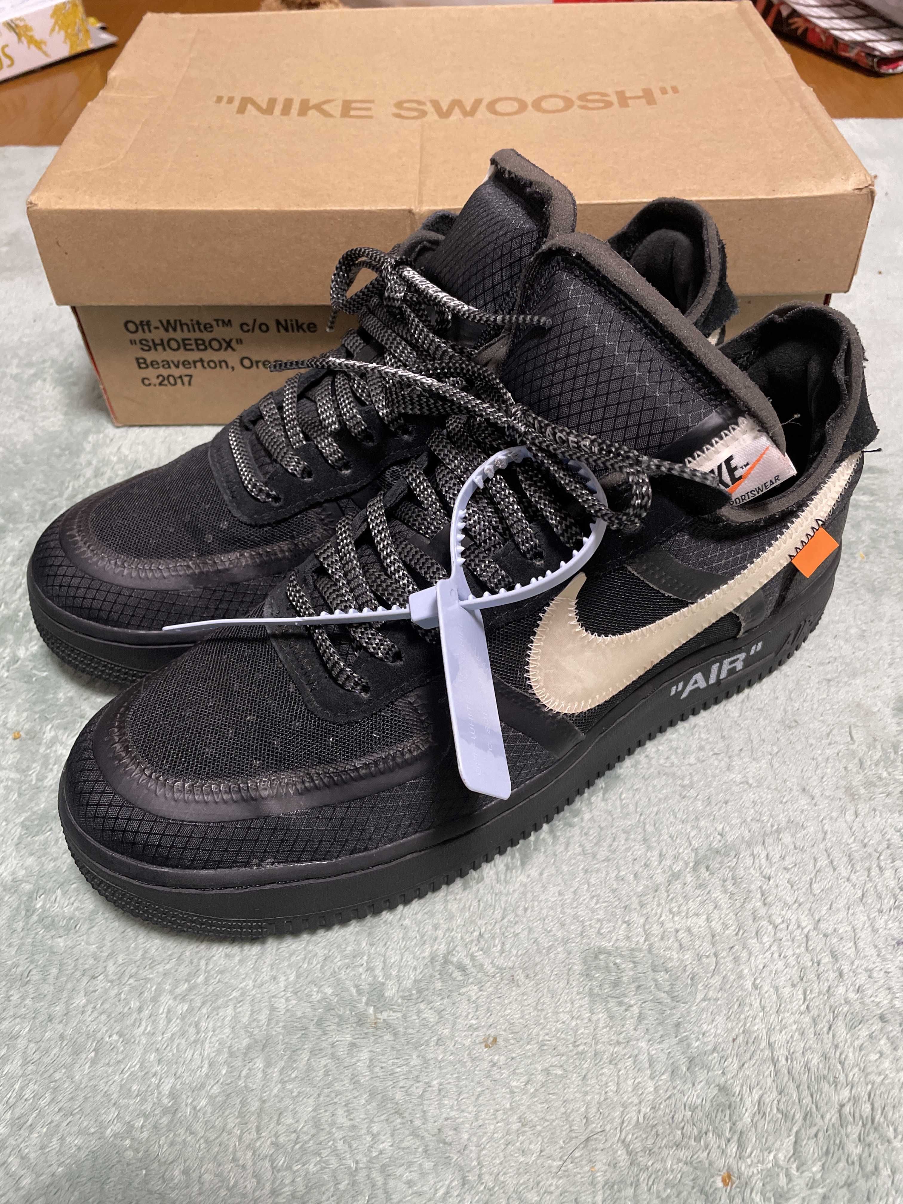 Off-White × Nike Air Force 1 Low "Black"