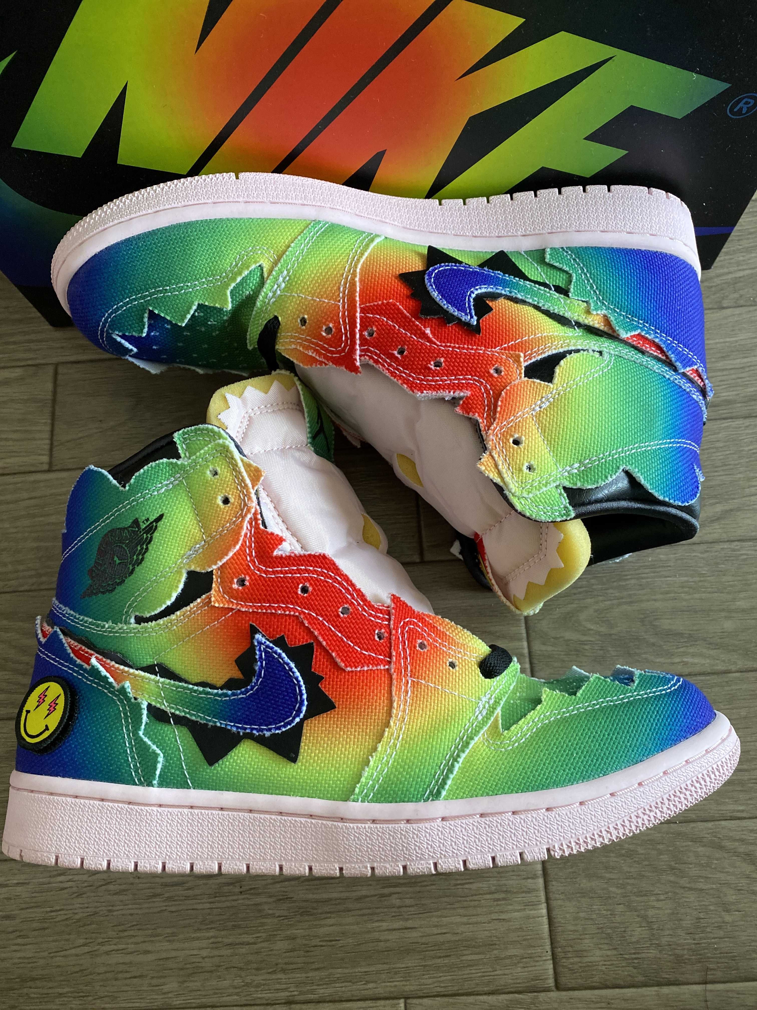J Balvin × Nike Air Jordan 1 High OG "Rainbow"