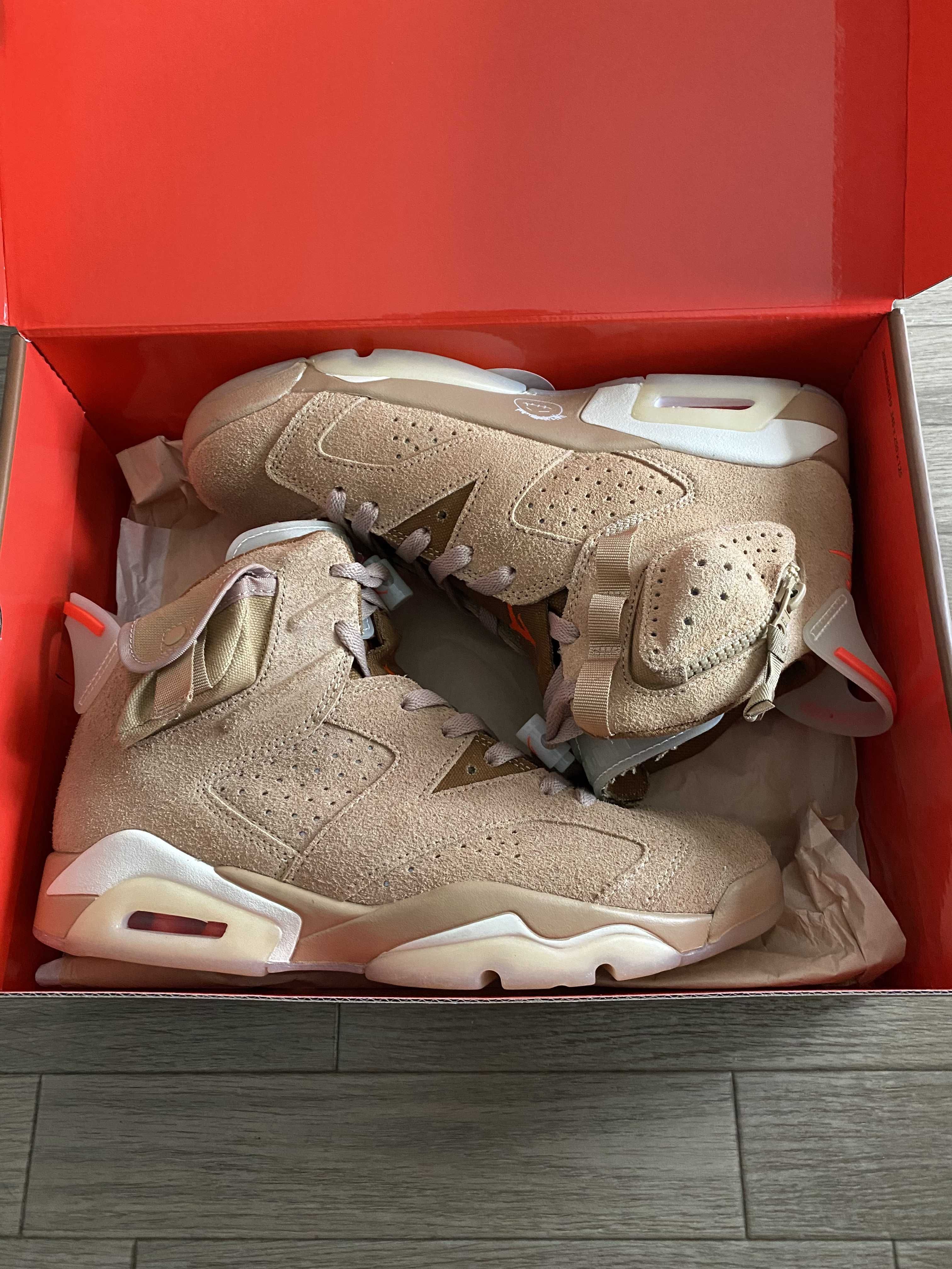 Travis Scott × Nike Air Jordan 6 "British Khaki"