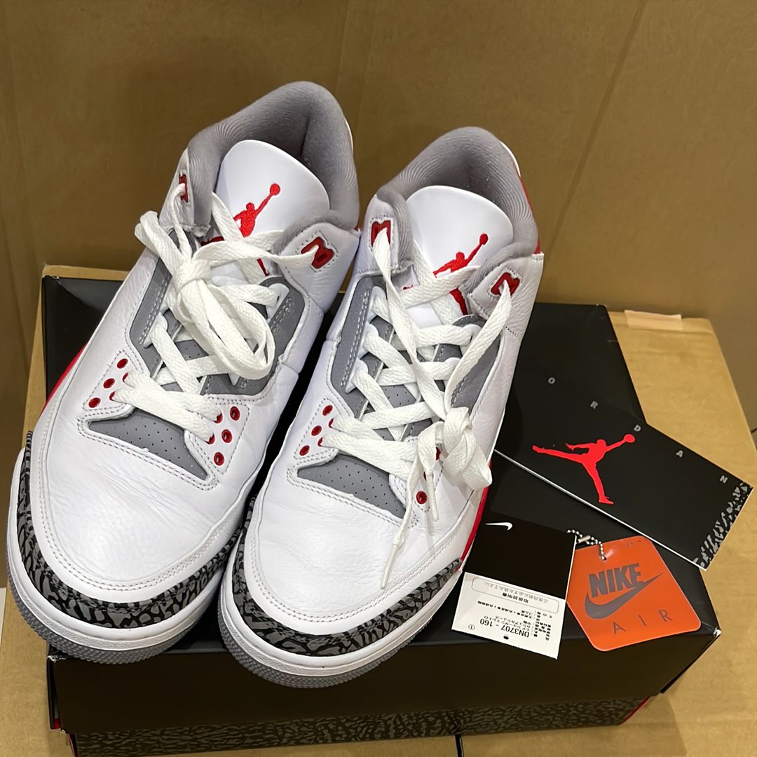 Nike Air Jordan 3 Retro OG "Fire Red" (2022)