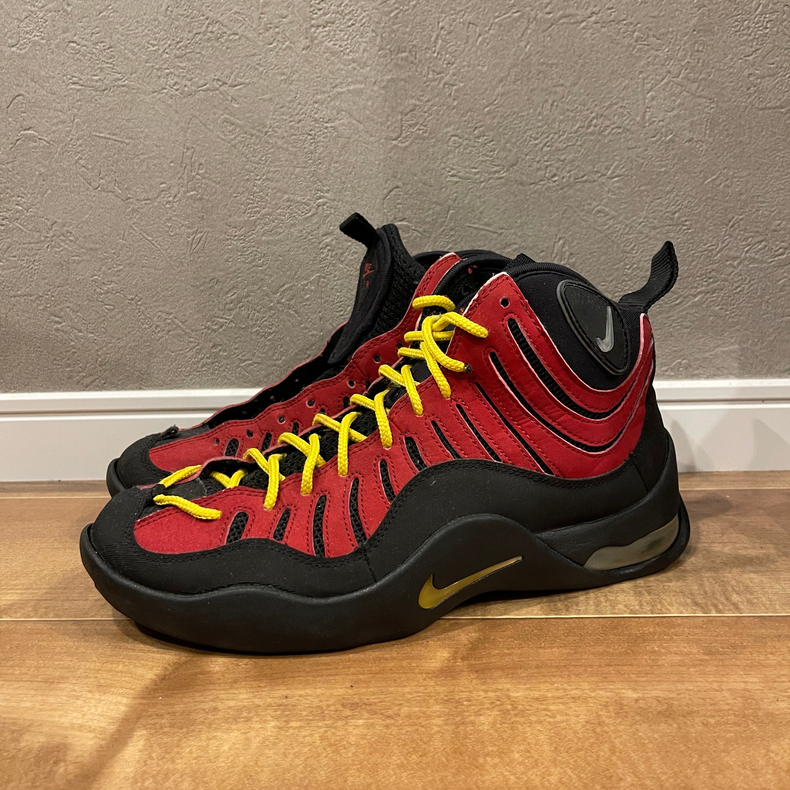 Nike Air Bakin "Black/Metallic Silver/Varsity Red/Orange Blaze" ソールスウッシュ:イエロー (2007/2009)