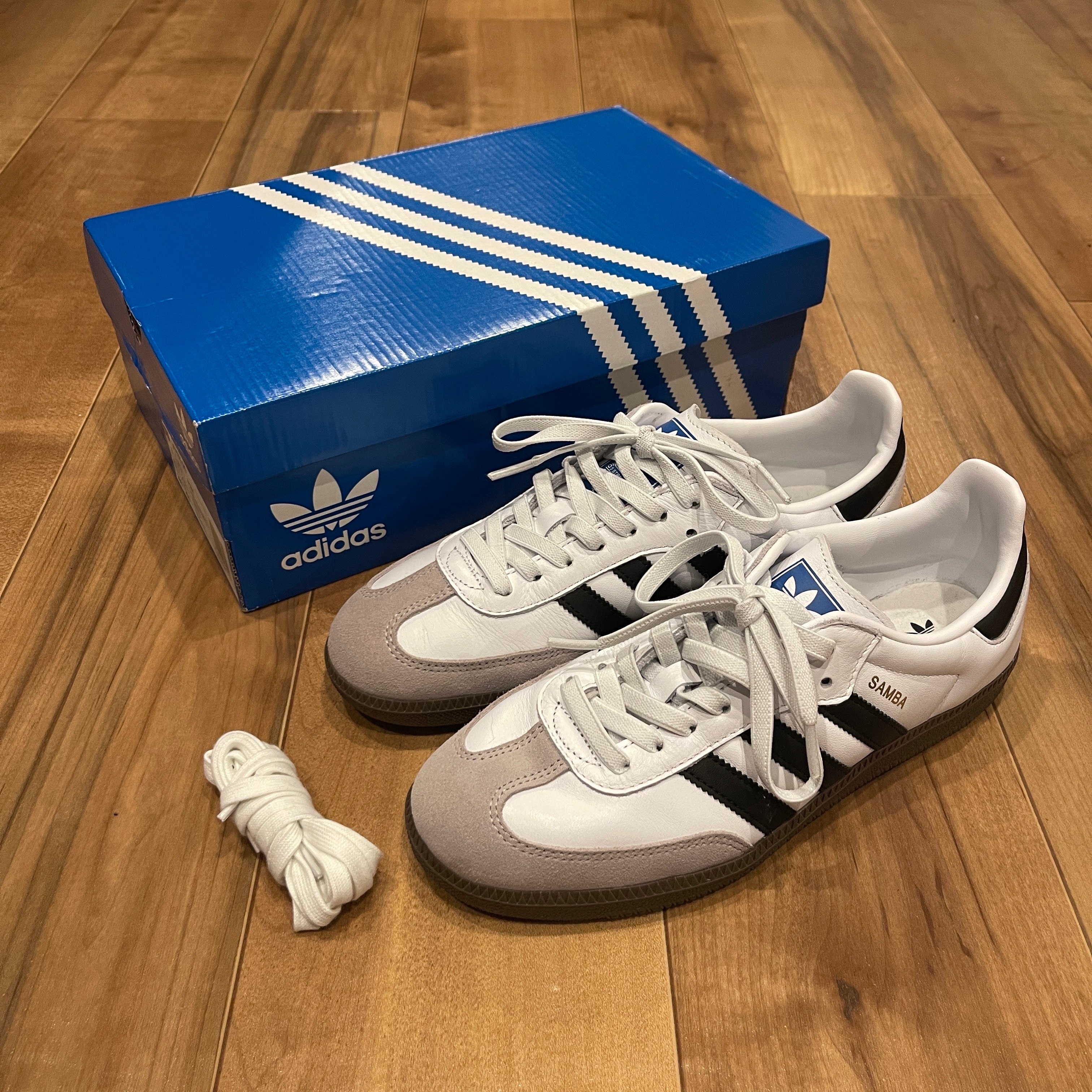 adidas Samba OG "Cloud White/Core Black/Clear Granite"