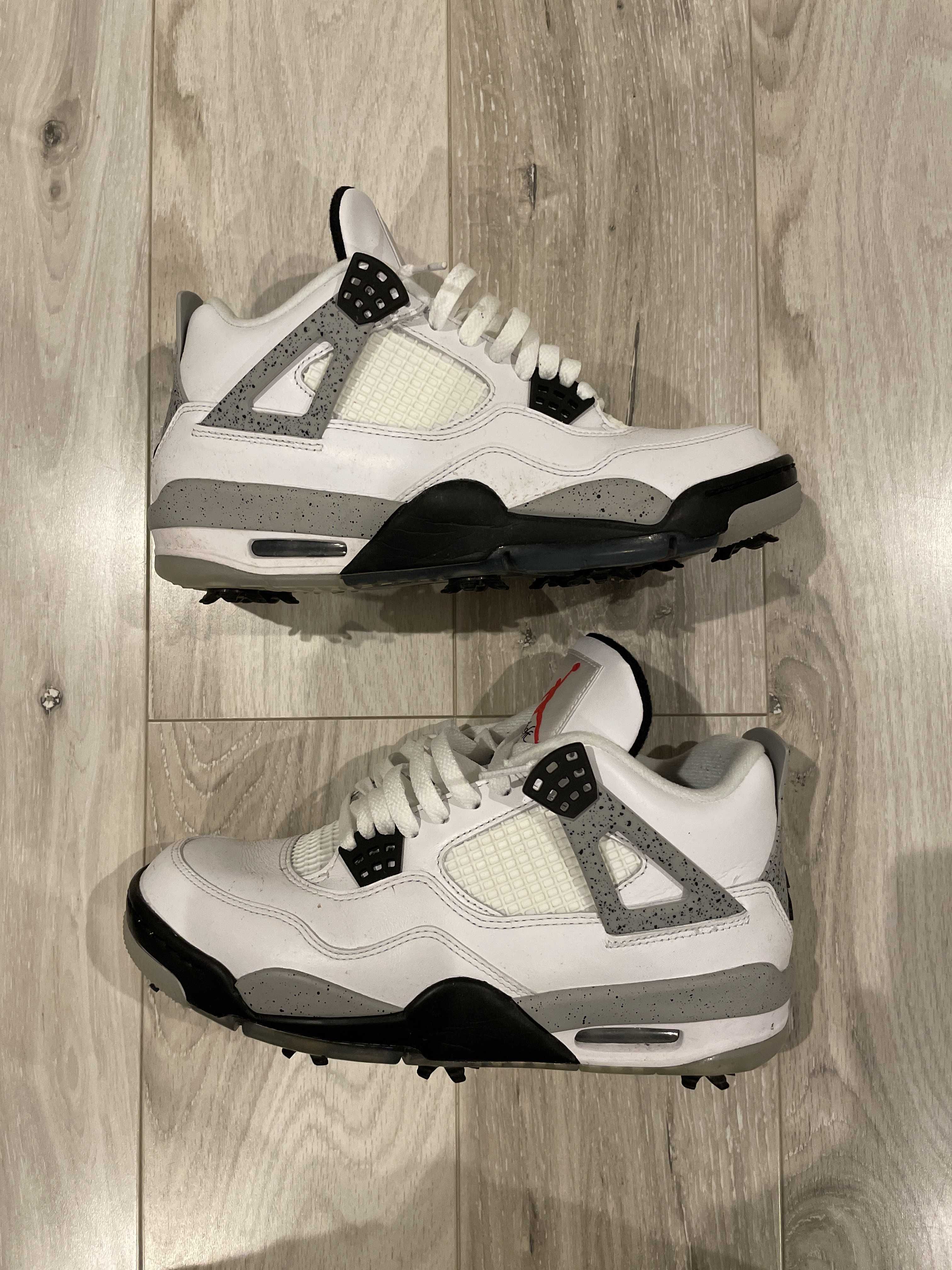 NIKE GOLF AIR JORDAN 4 "WHITE CEMENT"
