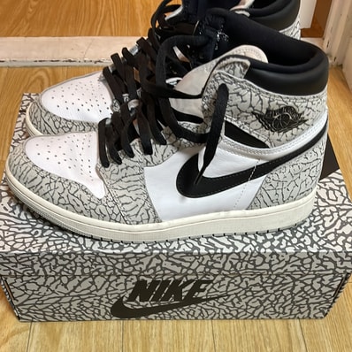 Nike Air Jordan 1 High OG "White Cement/Safari"