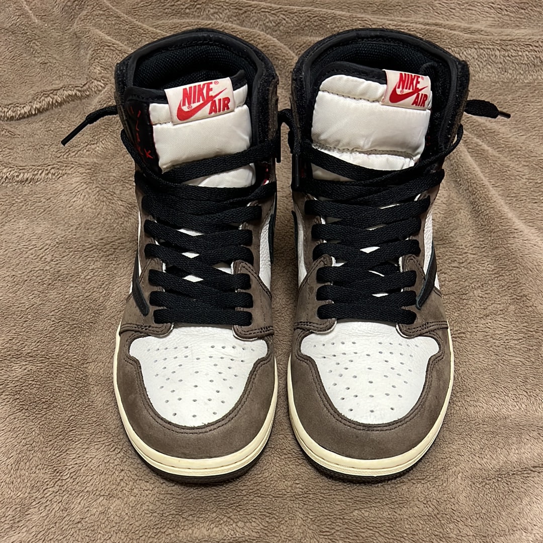 Travis Scott × Nike Air Jordan 1 Retro High OG TS SP "Sail/Dark Mocha"