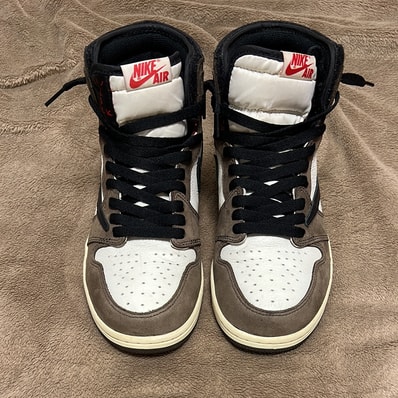 Travis Scott × Nike Air Jordan 1 Retro High OG TS SP "Sail/Dark Mocha"