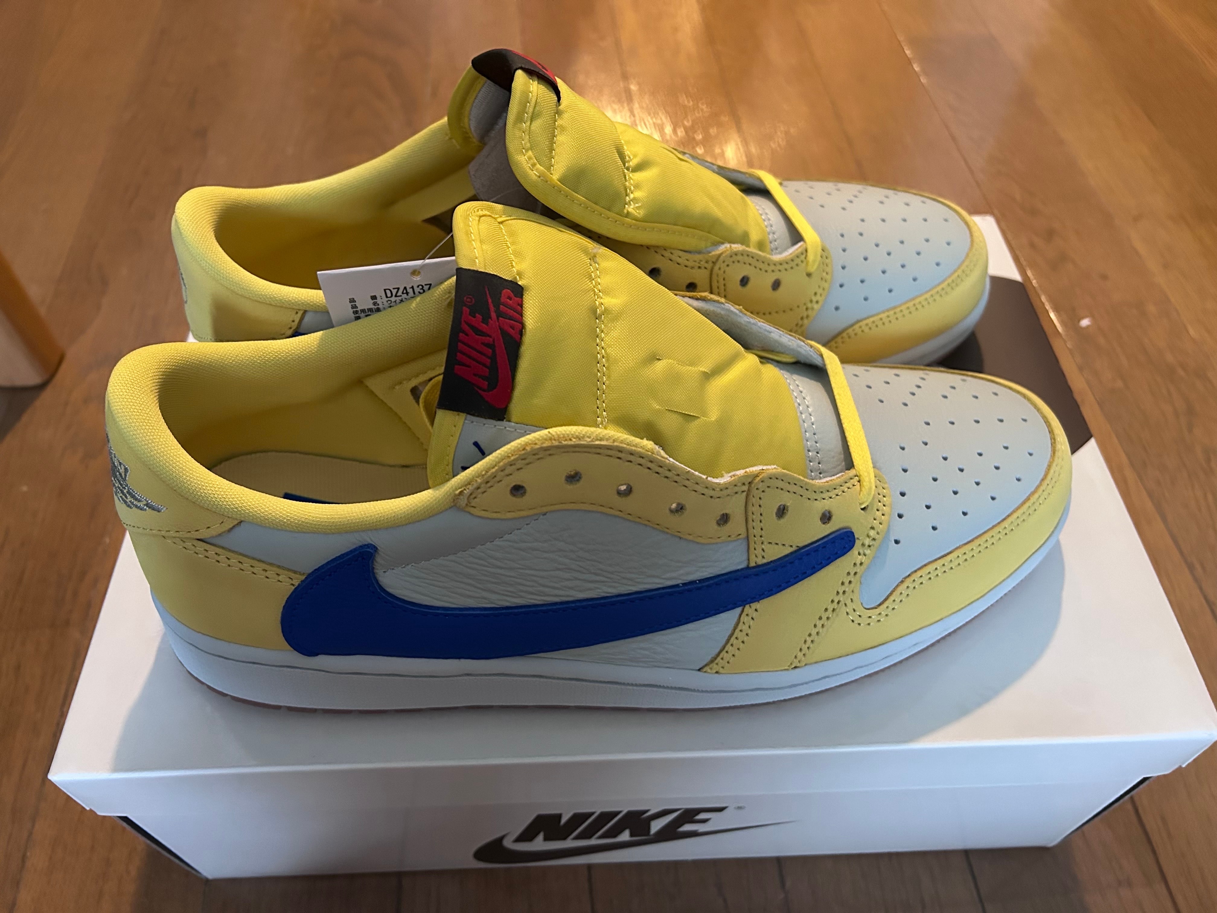 Travis Scott × Nike Women's Air Jordan 1 Retro Low OG "Canary"