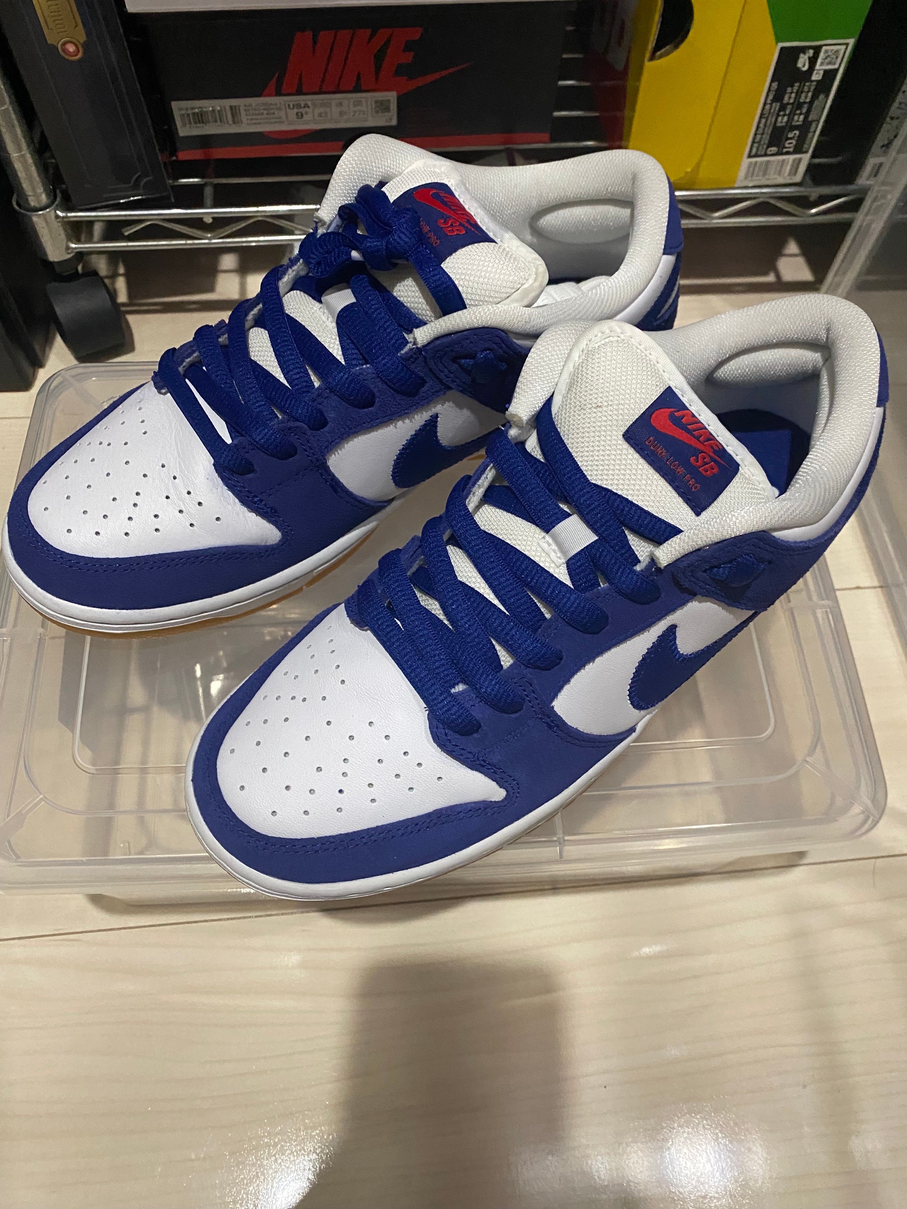Nike SB Dunk Low "Los Angeles Dodgers/Deep Royal Blue"