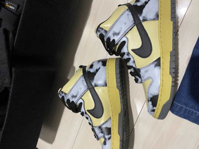 Nike Dunk High "Black Acid Wash"