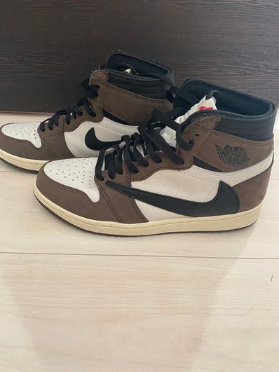 Travis Scott × Nike Air Jordan 1 Retro High OG TS SP "Sail/Dark Mocha"