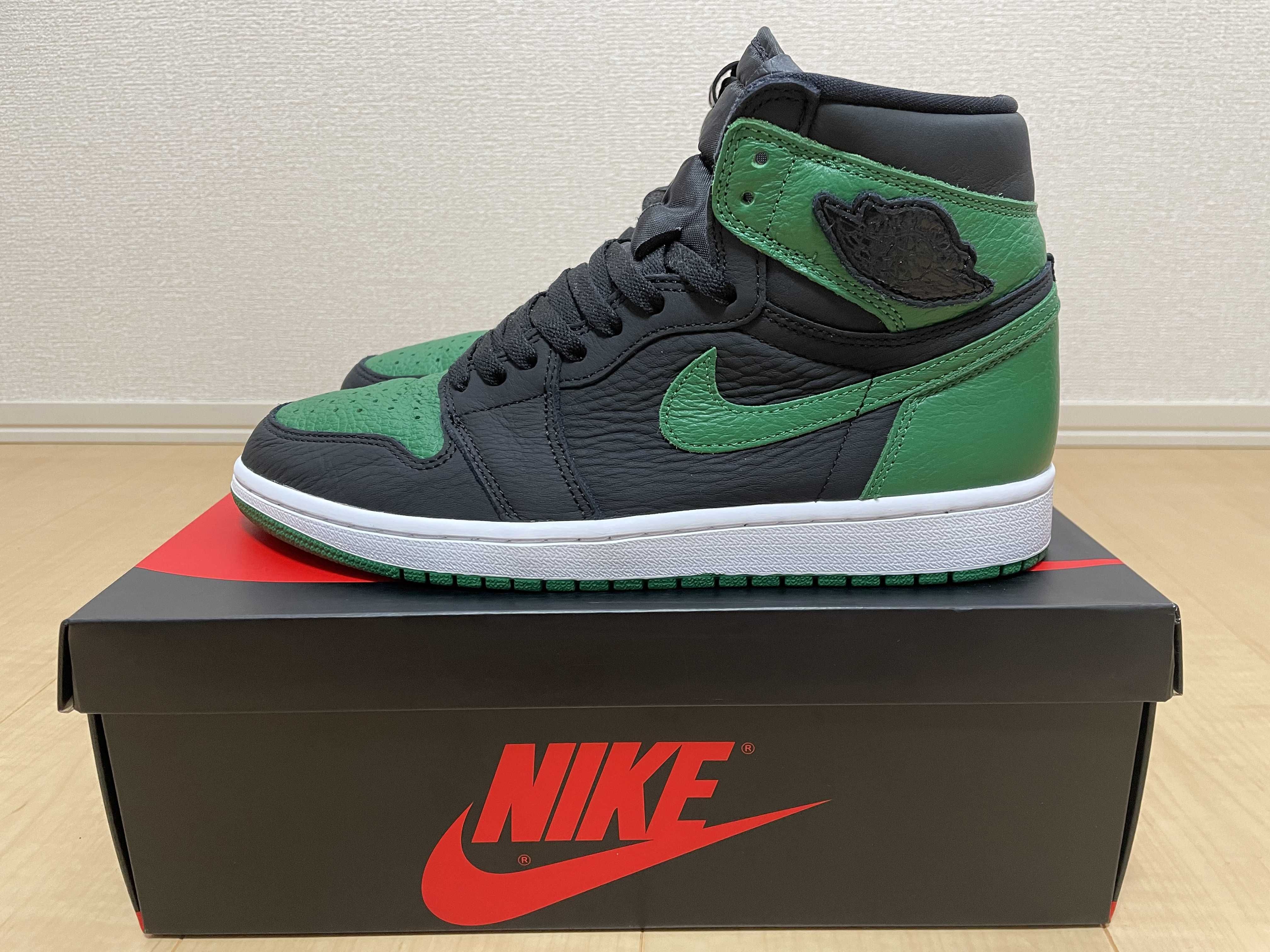 Nike Air Jordan 1 Retro High OG "Black/Pine Green" (2020)      
