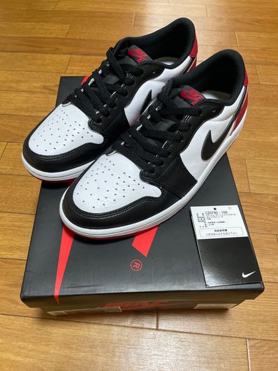 Nike Air Jordan 1 Retro Low OG "Black Toe"