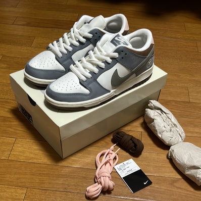 堀米 雄斗(Yuto Horigome) × Nike SB Dunk Low Pro QS "Wolf Grey"