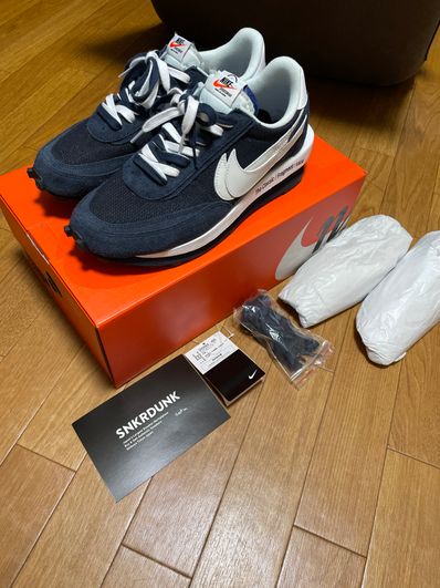 Fragment × sacai × Nike LD Waffle "Blackended Blue"