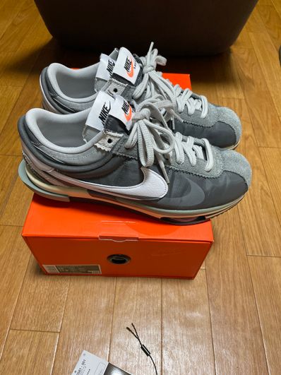 sacai × Nike Zoom Cortez "Iron Grey"
