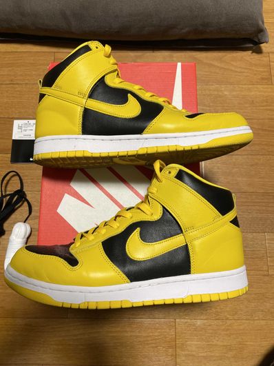 Nike Dunk High "Black/Varsity Maize"