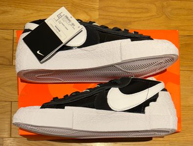 sacai × Nike Blazer Low "Black Patent Leather"