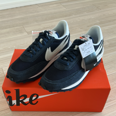 fragment design × sacai × Nike LD Waffle "Blackended Blue"