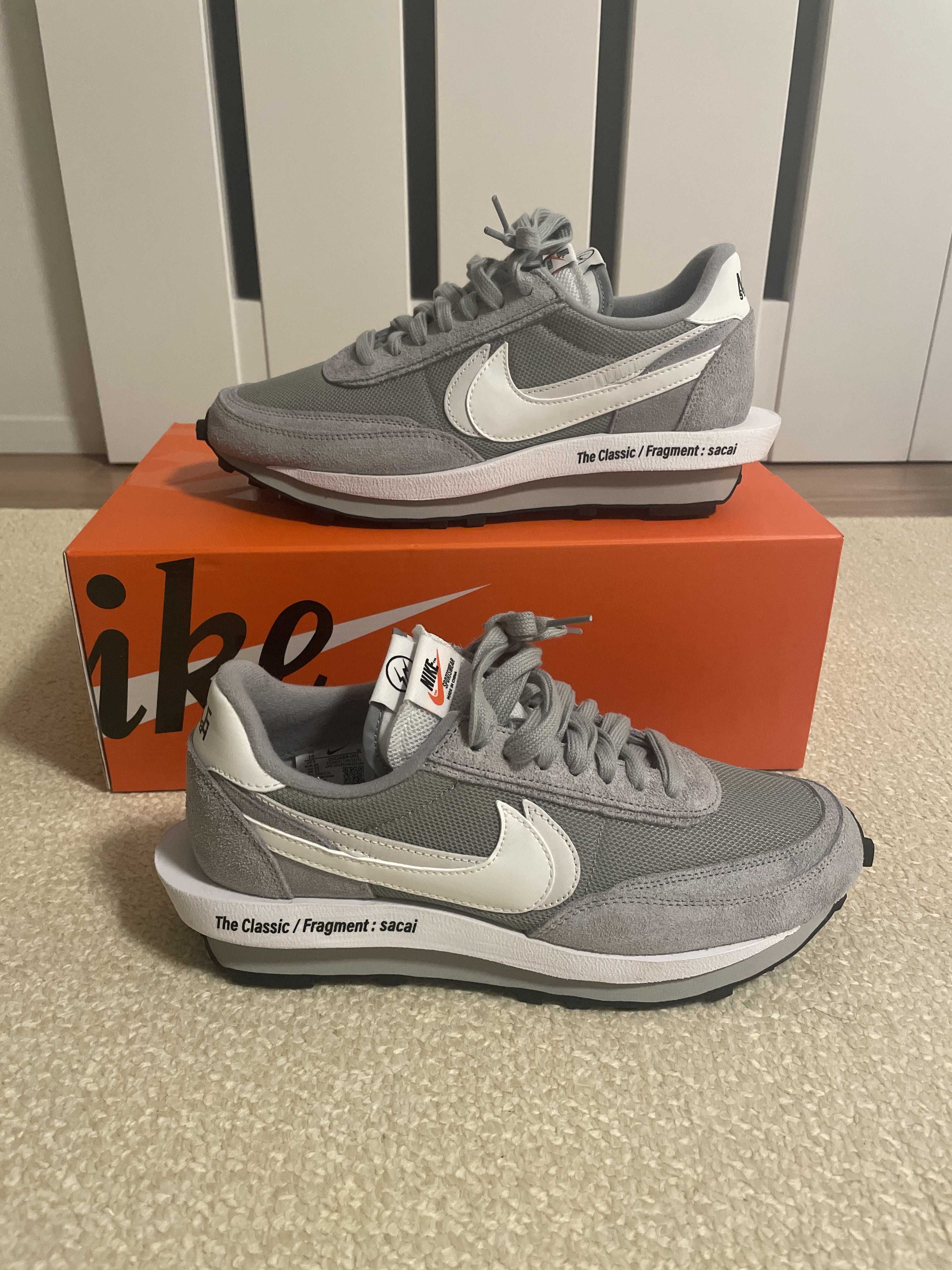 Fragment × sacai × Nike LD Waffle "Light Smoke Grey"