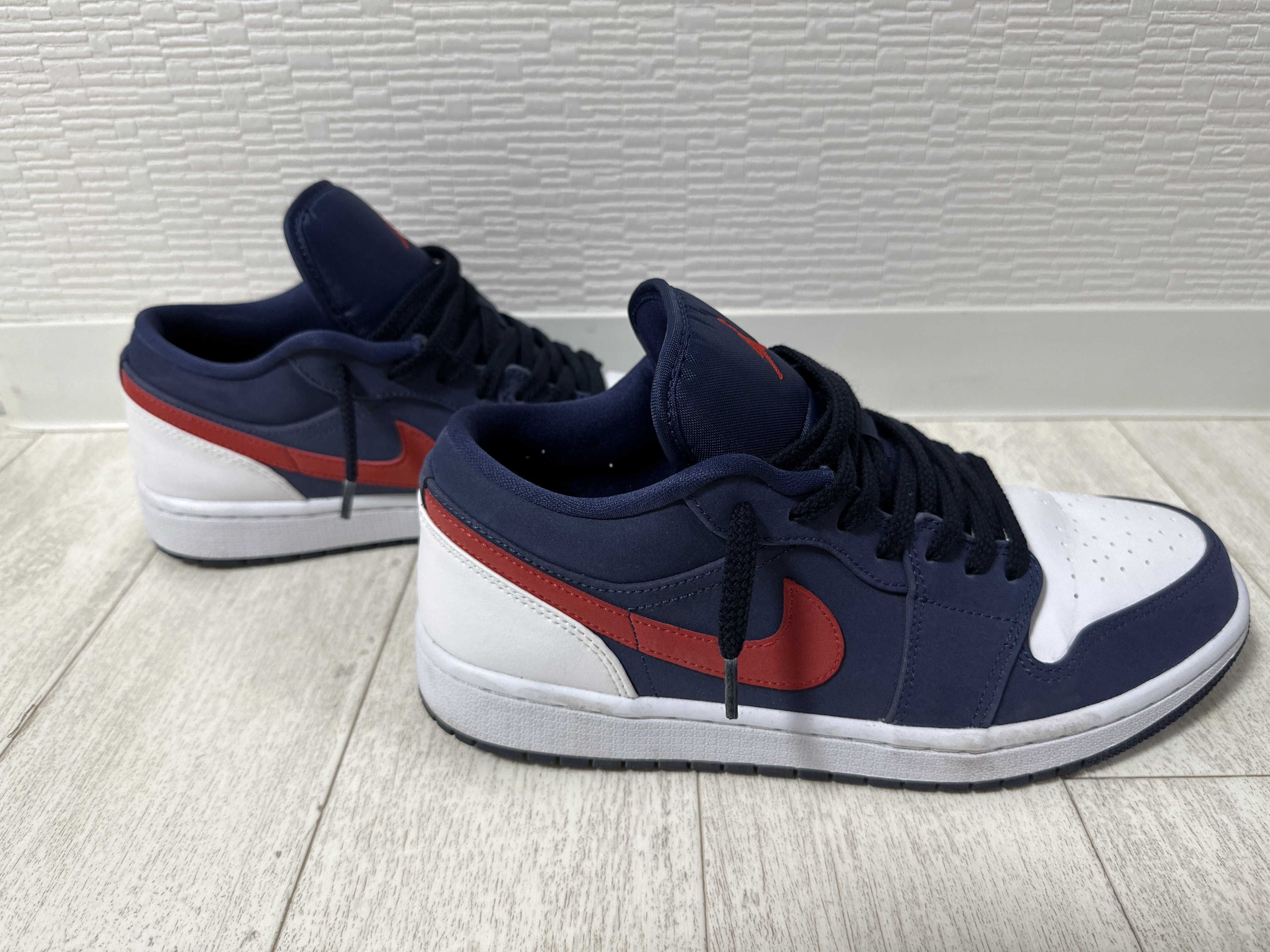 NIKE AIR JORDAN 1 LOW SE "NAVY/RED"
