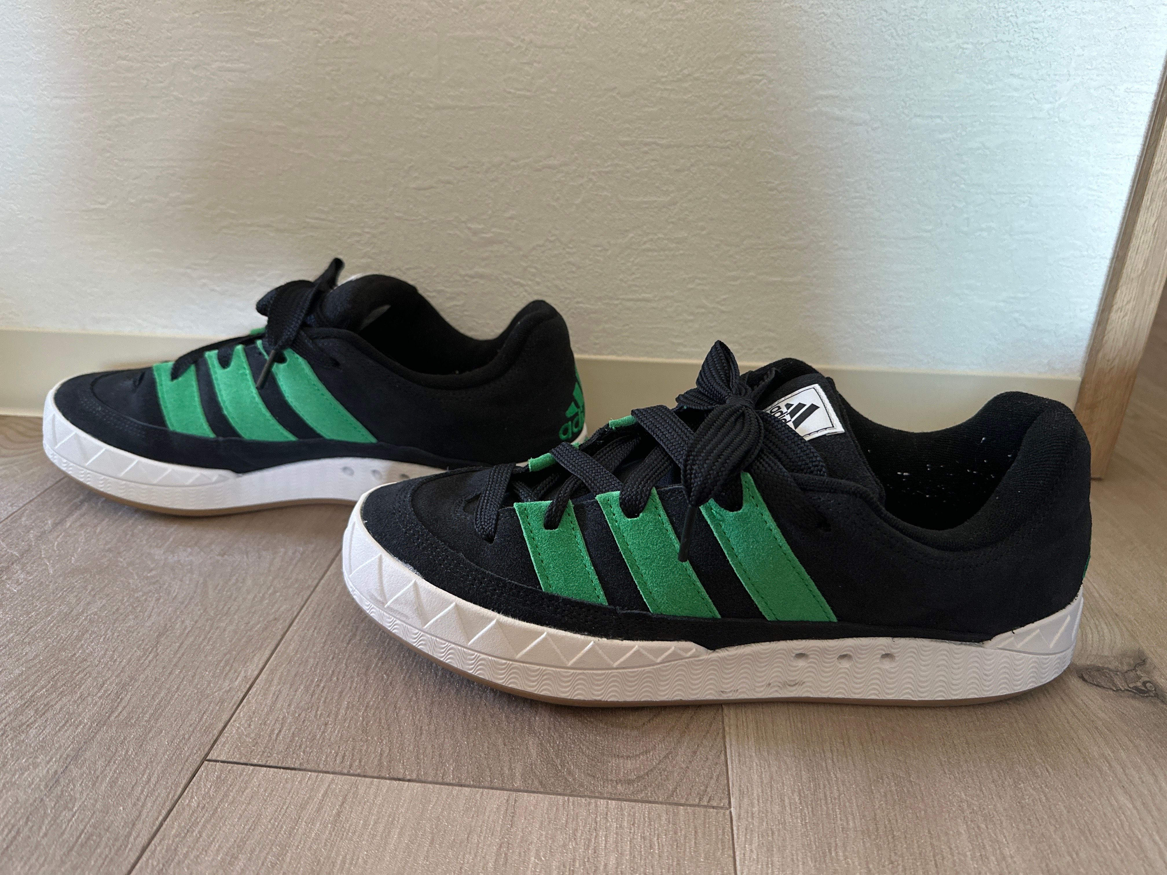 XLARGE × atmos × adidas Adimatic "Black/Green"