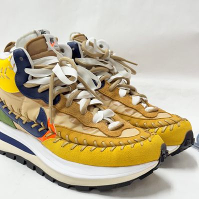 Jean-Paul Gaultier × sacai × Nike VaporWaffle "Sesame/Multi Color"