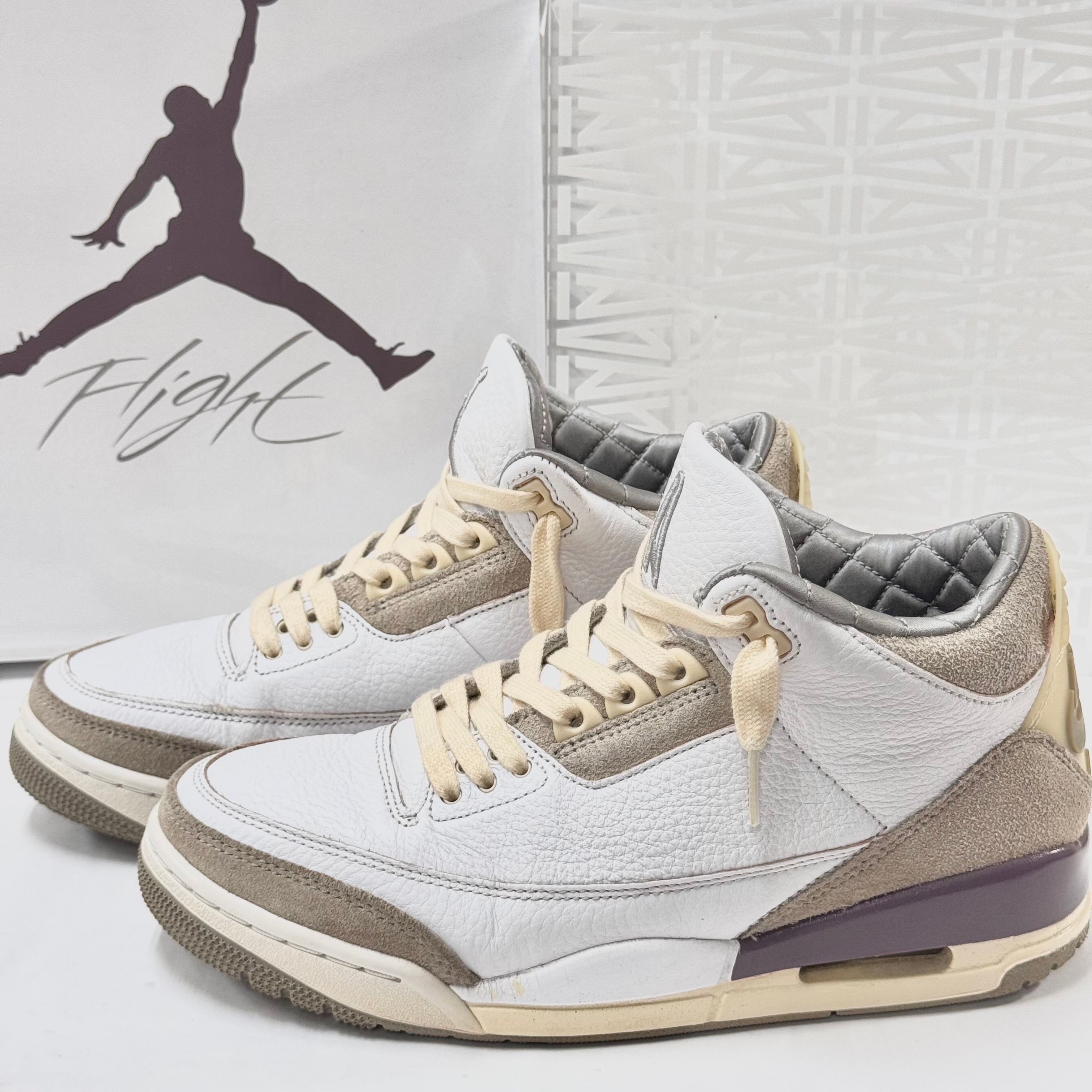 A Ma Maniere × Nike Women's Air Jordan 3 Retro SP "White/Medium Grey Violet Ore"
