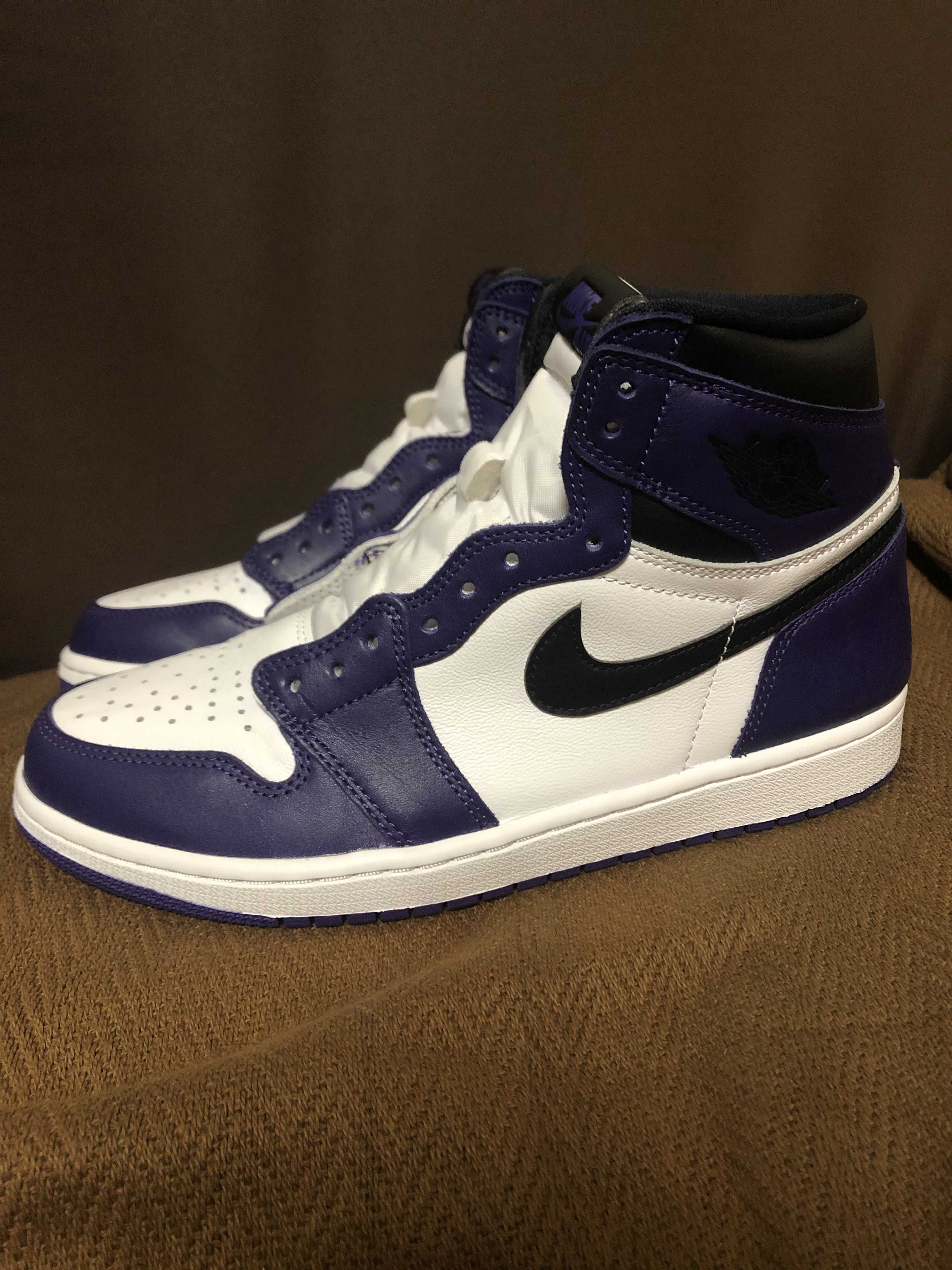 Nike Air Jordan 1 Retro High OG "Court Purple White/Black" (2020)   