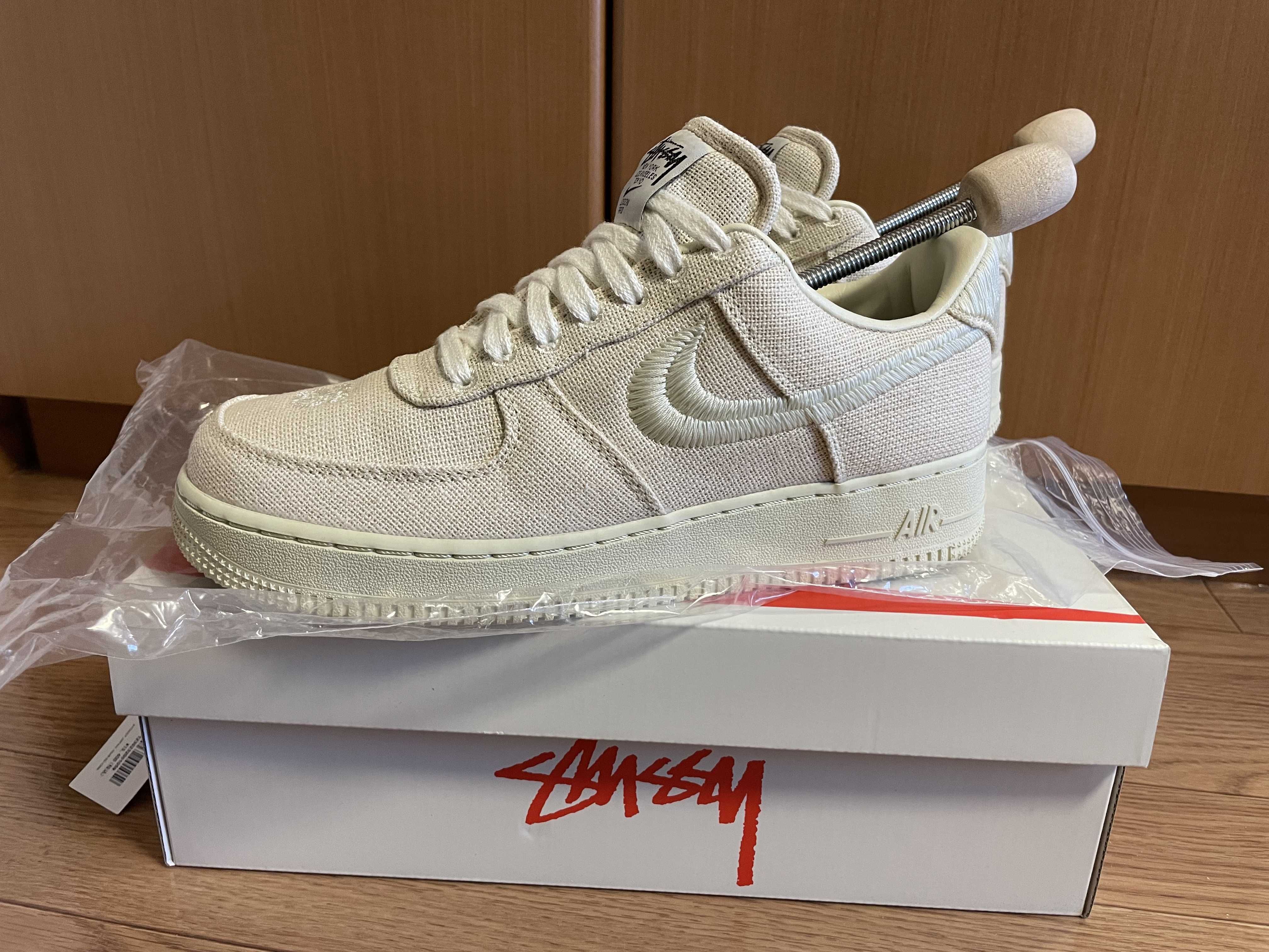 Stussy × Nike Air Force 1 Low "Fossil Stone"