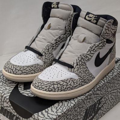 Nike Air Jordan 1 High OG "White Cement/Safari"