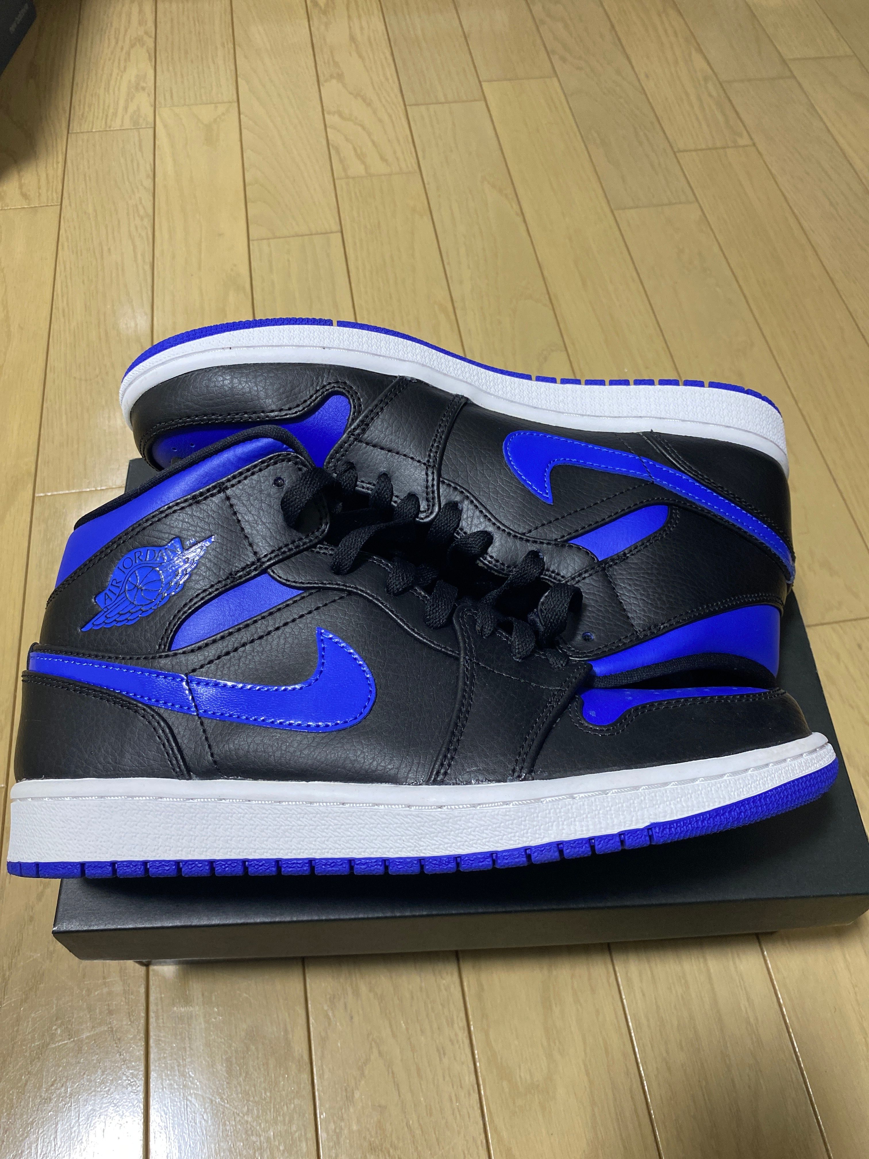 NIKE AIR JORDAN 1 MID "BLACK/BLUE"