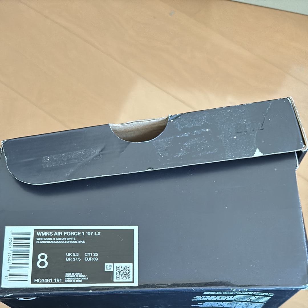 Nike Women's Air Force 1 '07 LX "White/Cool Grey/Multi Color"