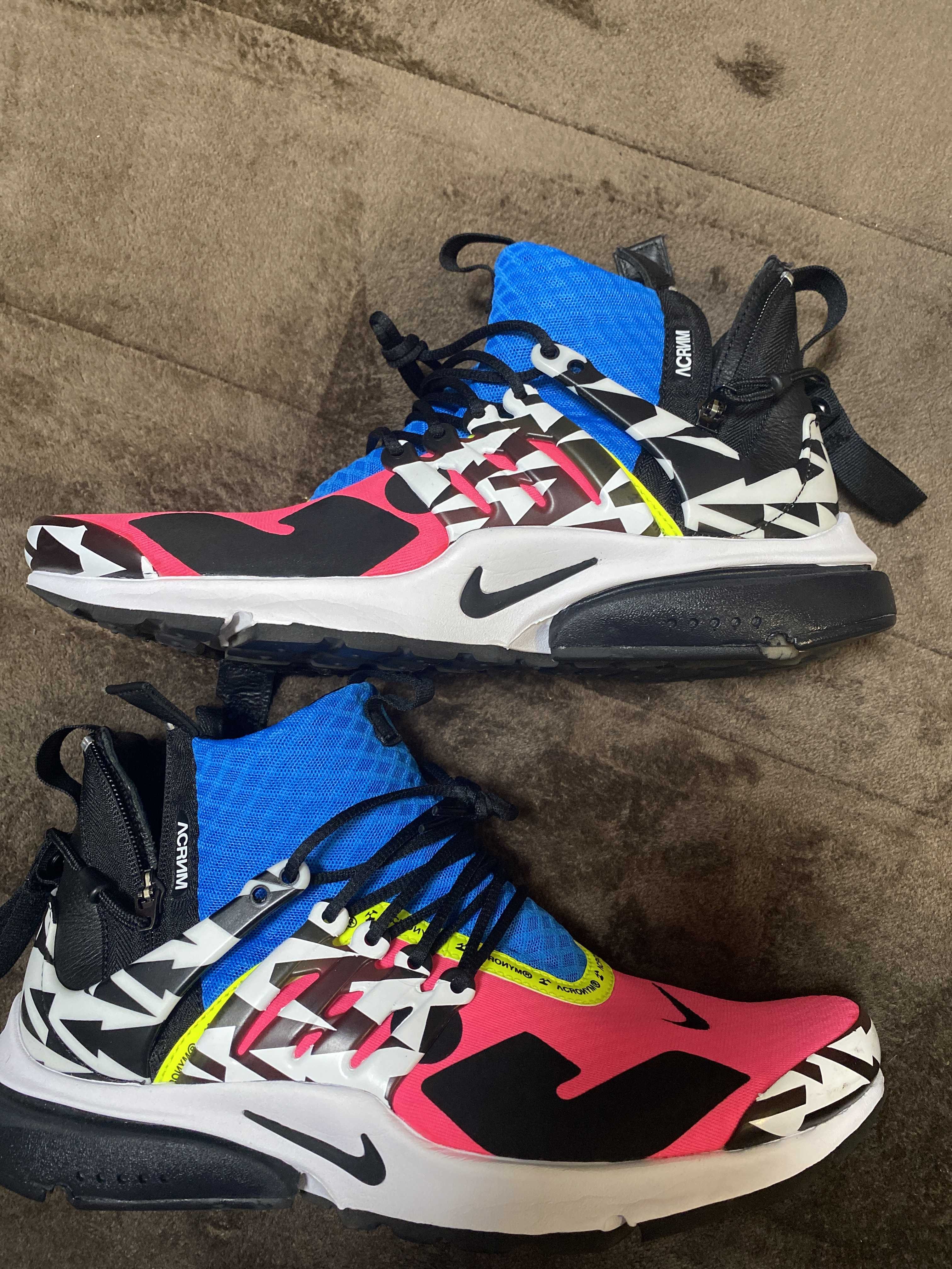 ACRONYM × Nike Air Presto Mid "Hyper Pink"