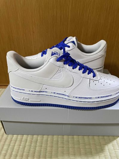 Uninterrupted × Nike Air Force 1 "White/Lapis Blue"