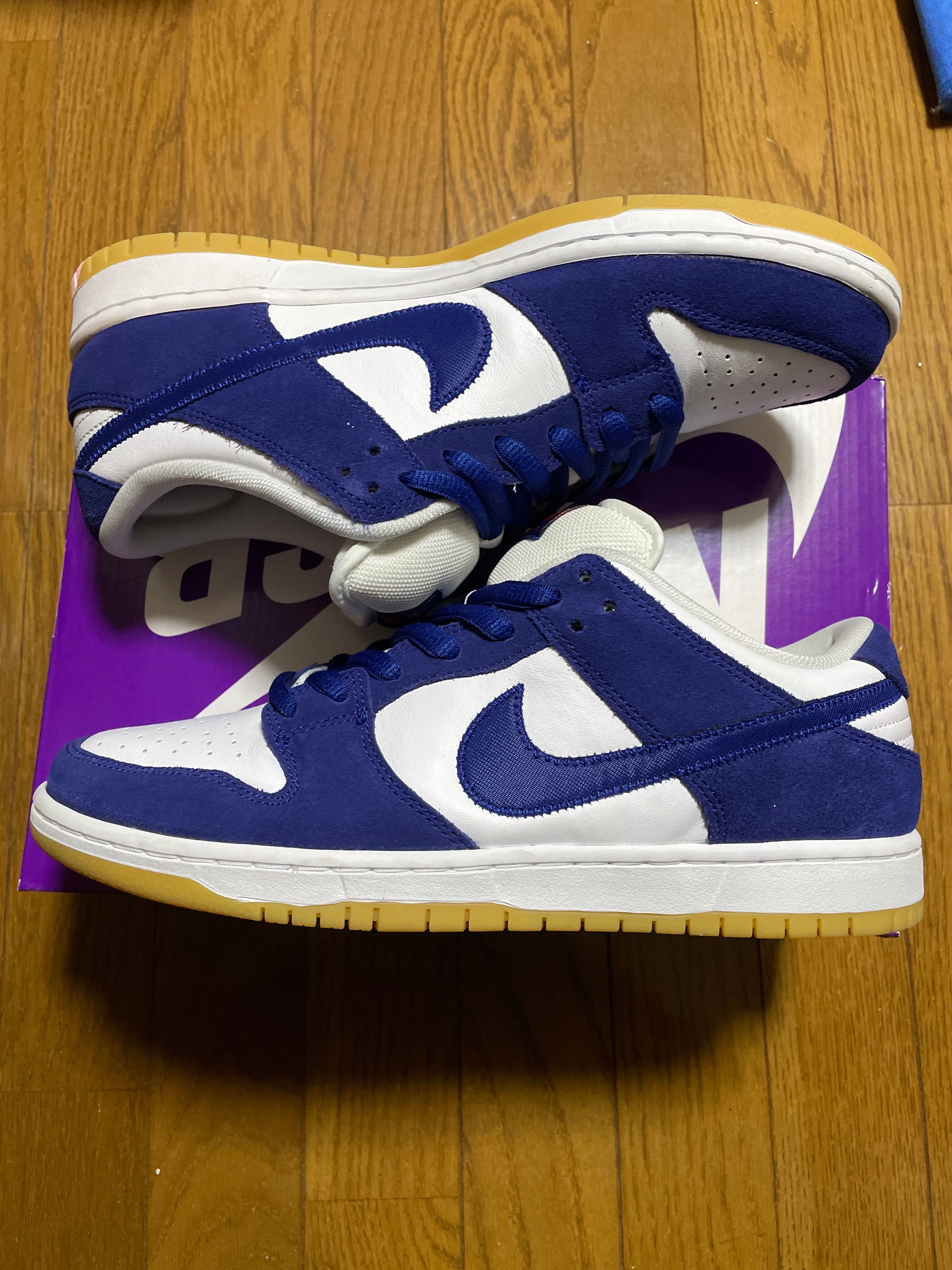 Nike SB Dunk Low "Los Angeles Dodgers/Deep Royal Blue"