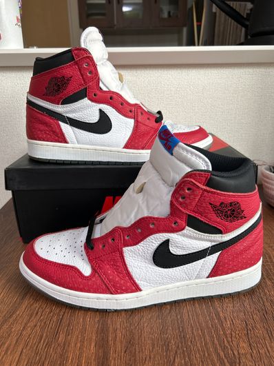 Spiderman × Nike Air Jordan 1 Origin Story "Gym Red/White/Photo Blue/Black"