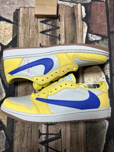 Travis Scott × Nike Women's Air Jordan 1 Retro Low OG "Canary"