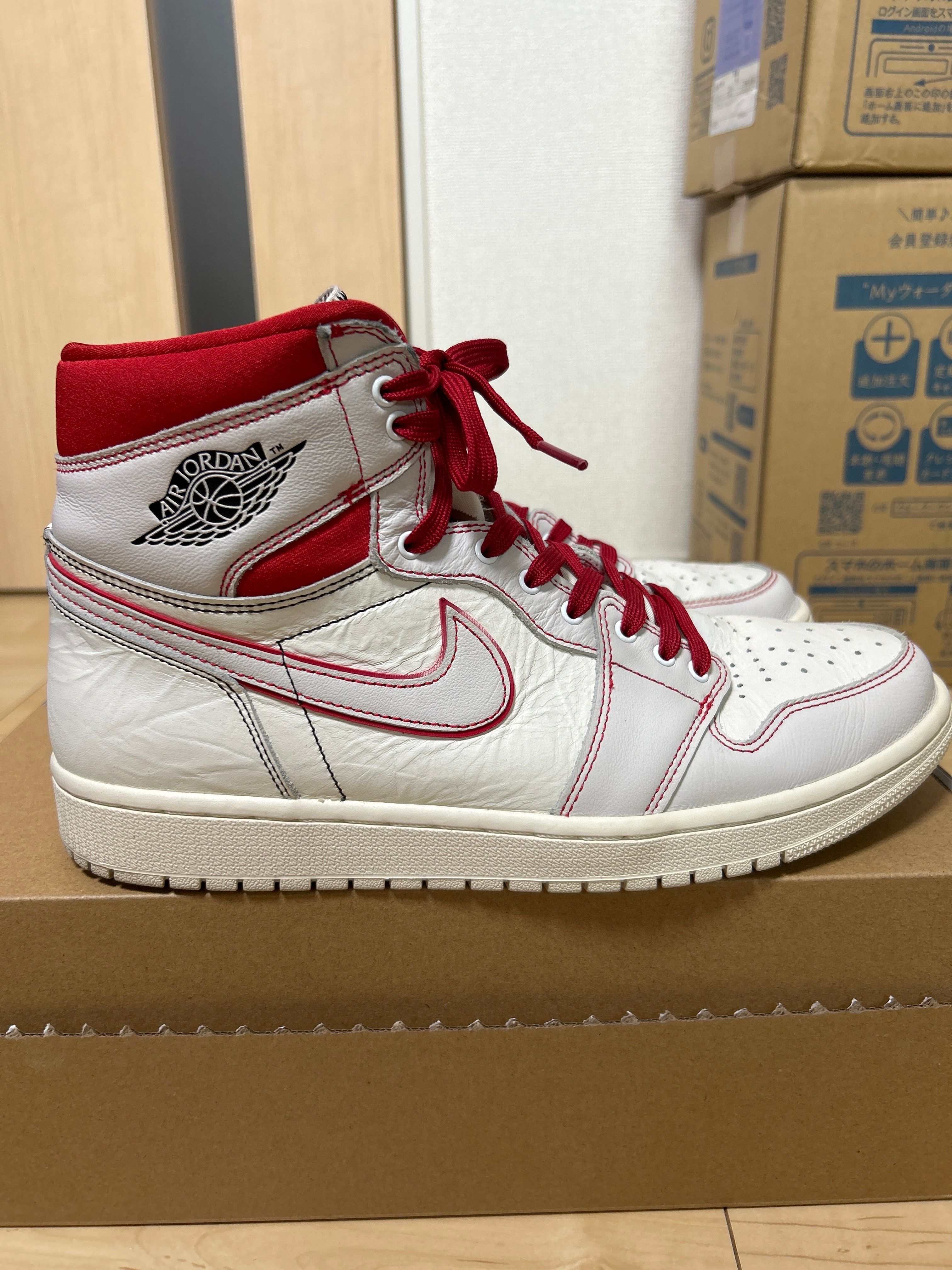 Nike Air Jordan 1 Retro High OG "Sail/University Red"     