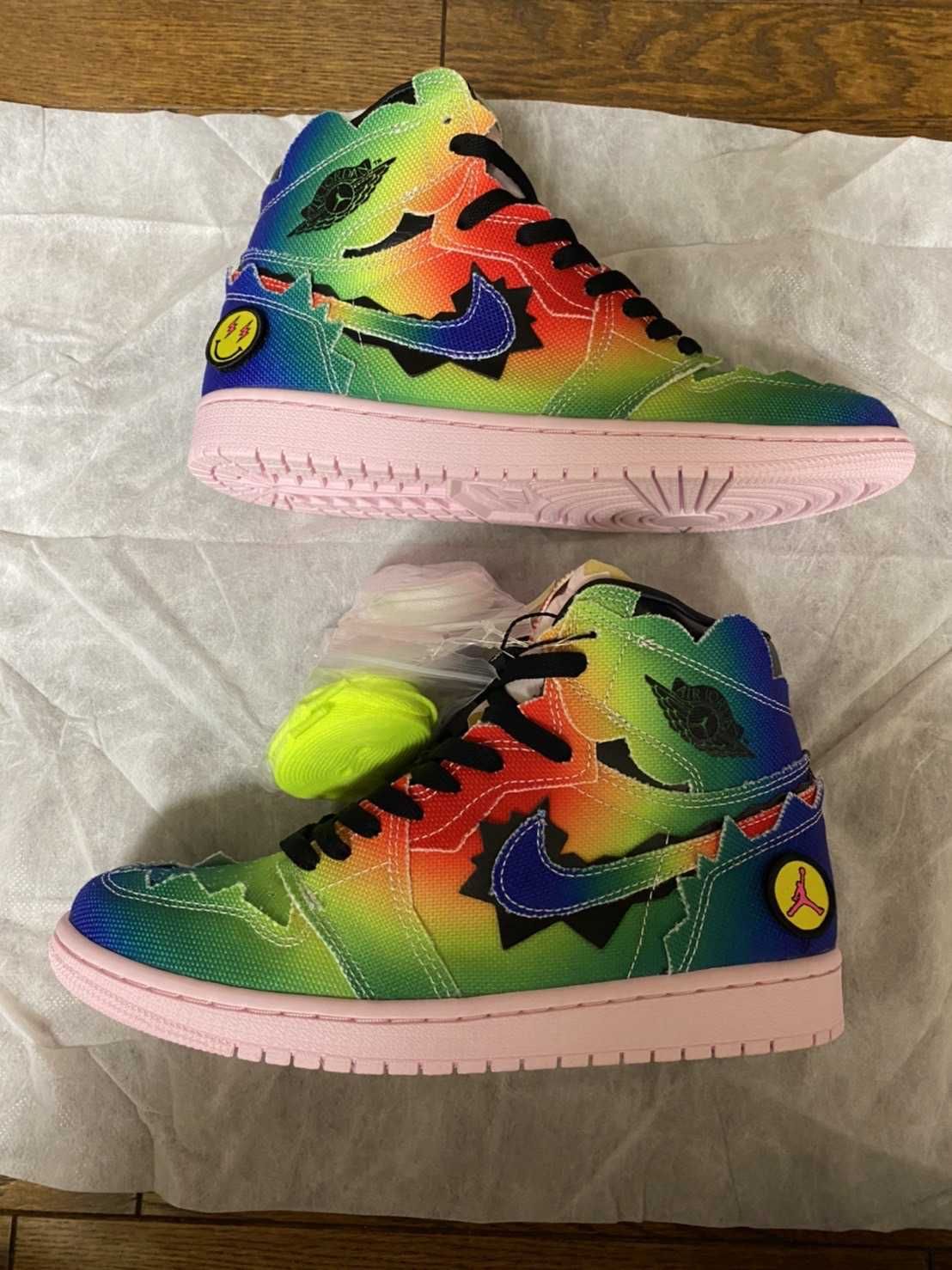 J Balvin × Nike Air Jordan 1 High OG "Rainbow"