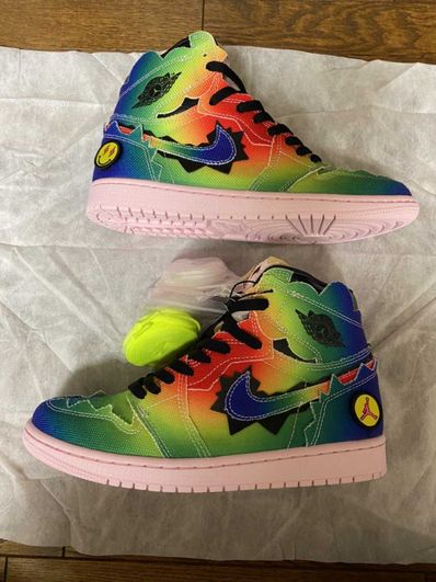 J Balvin × Nike Air Jordan 1 High OG "Rainbow"